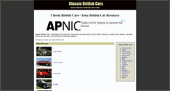 Desktop Screenshot of classic-british-cars.com